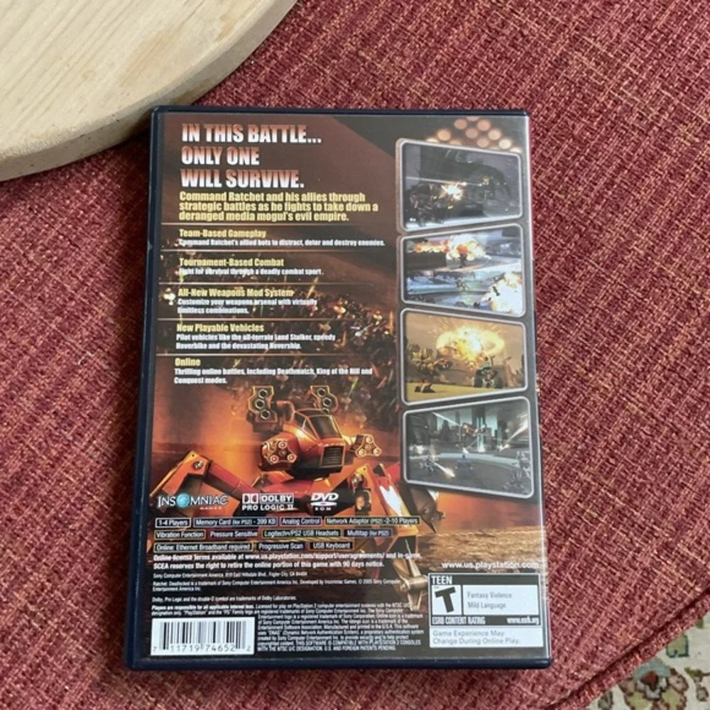 Ratchet Deadlocked‎ (PS2 PlayStation 2) CIB Complete with Reg Card Tested